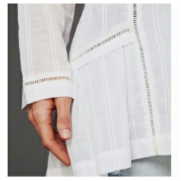 Free People Embroidered Peasant Tunic Top - Picture 3 of 8